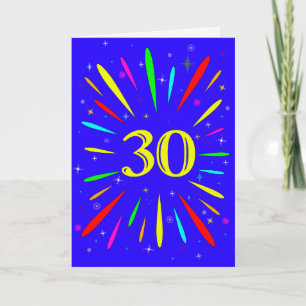 30e anniversaire carte d'explosion