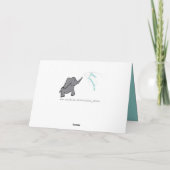 30e anniversaire de la mariage perle carte d'éléph (Dos)