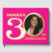 30e anniversaire deux photos or rose chaud (Recto)