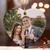 30e anniversaire du Mariage Gold Hearts Couple Pho