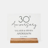 30e anniversaire du Mariage Keepsaké (Recto)