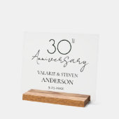 30e anniversaire du Mariage Keepsaké (Angle)