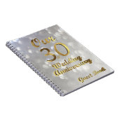 30e anniversaire du Mariage Livre d'or blanc (Côté Droit)