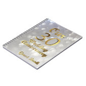 30e anniversaire du Mariage Livre d'or blanc (Côté gauche)