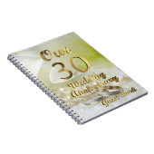 30e anniversaire du Mariage Livre d'or blanc (Côté Droit)