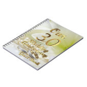 30e anniversaire du Mariage Livre d'or blanc (Côté gauche)