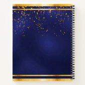 30e anniversaire fête 30 livre d'or bleu foncé (Dos)