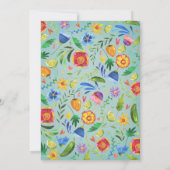 30e anniversaire Fiesta Invitation (Dos)