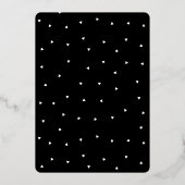 30e anniversaire Foil Invitation (Verso)