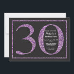 30e anniversaire Invitation Parties scintillant vi<br><div class="desc">Invitation du 30e anniversaire. Parties scintillant noire et violette Invitation de fête d'anniversaire avec Arrière - plan Chalkboard. Anniversaire surprenant. Anniversaire adulte. Fête Anniversaire Bash pour hommes ou femmes. Pour plus de personnalisation,  cliquez sur le bouton "Customiser" et utilisez notre outil de conception pour modifier ce modèle.</div>