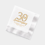 30e anniversaire mariage coeur personnalisé graphi (Gauche)