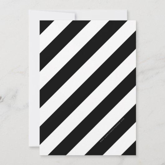 30E ANNIVERSAIRE MARIAGE INVITATIONS élégants en o (Dos)