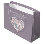 30e anniversaire mariage perle sac cadeau photo (Dos Angle)