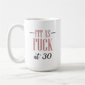 30e anniversaire Mug | Ajuster à 30 (Gauche)