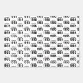 30e Anniversaire Papier Enveloppant, 1995 Année En (Devant)