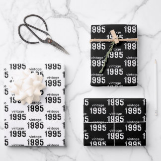 30e Anniversaire Papier Enveloppant, 1995 Année En