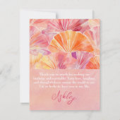 30e anniversaire Parlez trente à moi Carte de reme (Dos)