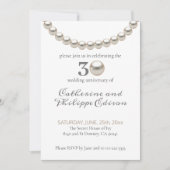 30e anniversaire Pearl Faire-part de mariage (Devant)