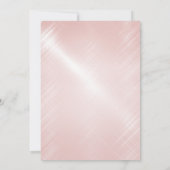 30e anniversaire Rose Gold Ballons Invitation (Dos)