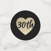 30e anniversaire table confetti (Petit recto)