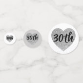 30e anniversaire table confetti (Devant)