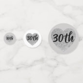 30e anniversaire table confetti (Derrière)