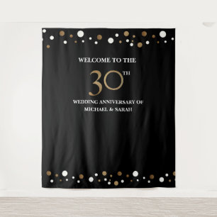 30e BRUILOFT Jubileum Foto achtergrond Wandkleed