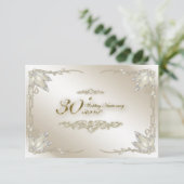 30e bruiloft Jubileum RSVP (Staand voorkant)