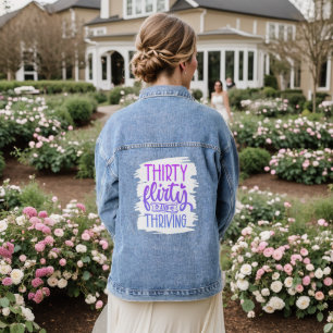 30e fête d'anniversaire Trente Flirty & Thriving
