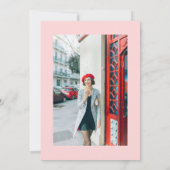 30e Hand Getrokken Champagne Toren Foto Verjaardag Kaart (Achterkant)