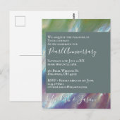 30e huwelijksverjaardag Moderne parel uitnodiging  (Voorkant / Achterkant)