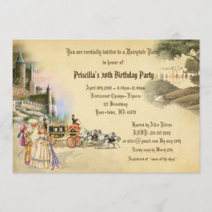 30e invitation anniversaire, tout âge, Imaginaire