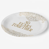 30e Jubileum Gold Lace op Bord van whitepaper (Gekanteld)