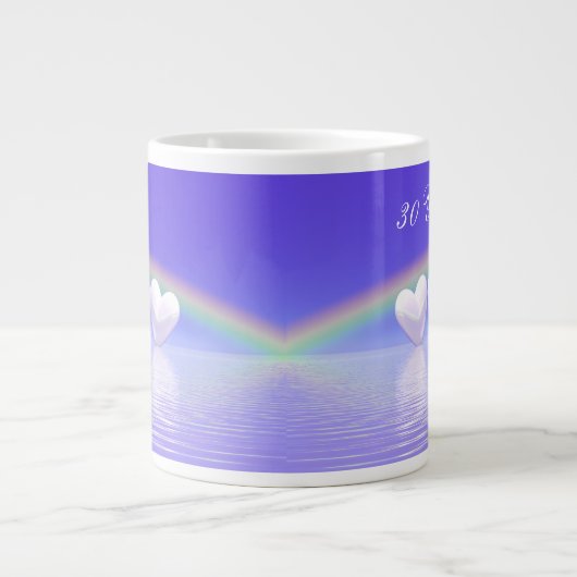 30e Jubileum Parelharten Jumbo Mok (Voorkant)