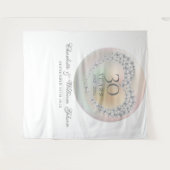 30e Jubileum Pearl Photo Booth Backdrop Wandkleed (Voorkant (horizontaal))