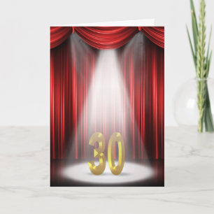 30e Jubileum spotlight Gefeliciteerd Kaart