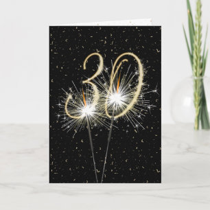 30e jubileumsparklers kaart