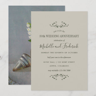 30e Parelhuwelijksjubileum Uitnodiging