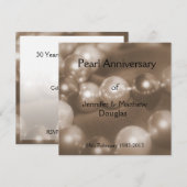 © 30e parelhuwelijksjubileum viering kaart (Voorkant / Achterkant)