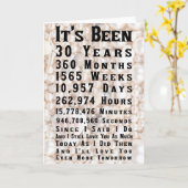 30e Pearl-Jubileum Kaart (Gele Bloem)