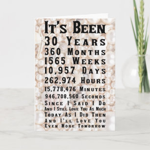 30e Pearl-Jubileum Kaart