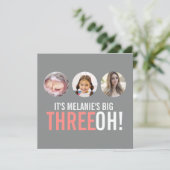 30e THREEOH gris et rose ! photo invitation d'anni (Debout devant)