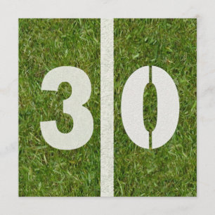 30e uitnodiging van de partij bij het Football van