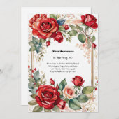 30e uitnodiging van de verjaardag (Voorkant / Achterkant)