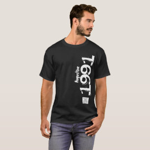 30e Verjaardag 1991 Naam Legends  Distressed T-shirt