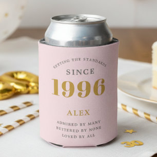 30e verjaardag 1996 Aandenken Elegant Persoonlijk Blikjeskoeler