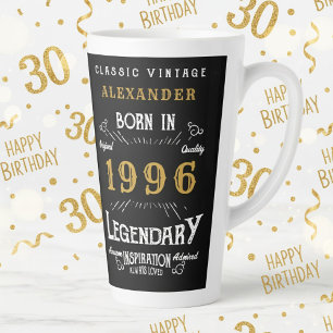 30e verjaardag 1996 Legendarische Retro Latte Mok