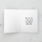 30e verjaardag: Art Deco Style # 30 en aangepaste  Kaart (Binnen)