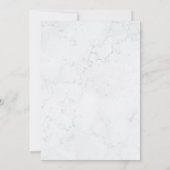 30e verjaardag Art Party marble Kaart (Achterkant)