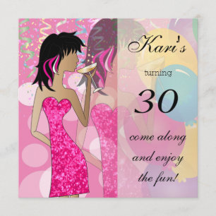 30e verjaardag Bash Party Kaart